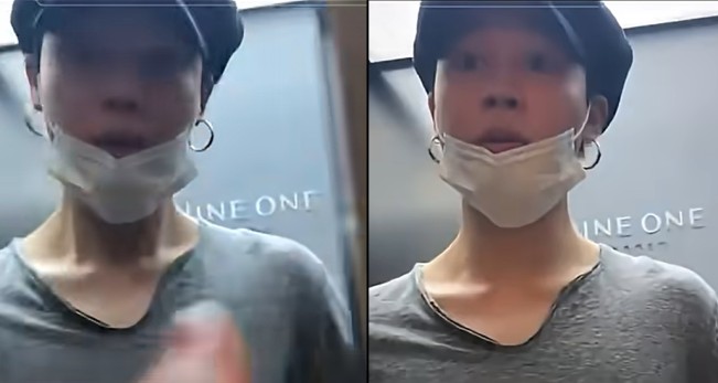 Jimin di Tiktok Song Da Eun. (tangkapan layar)